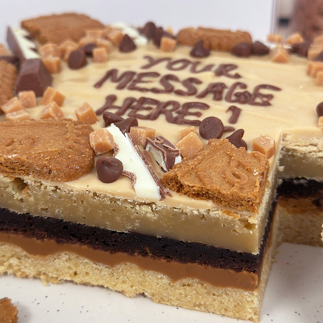 The Biscoff Personalised Cookie Slab