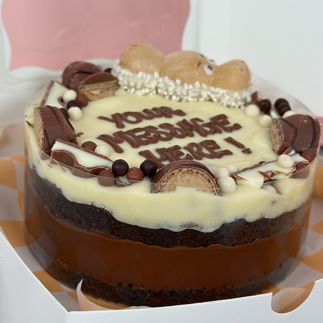 Personalised Bueno Brownie Cake