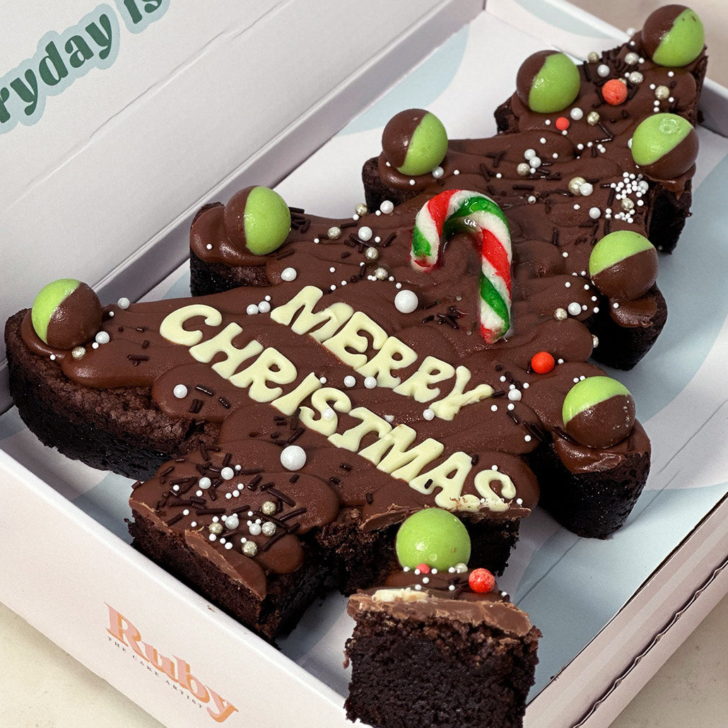 Christmas Tree Brownie