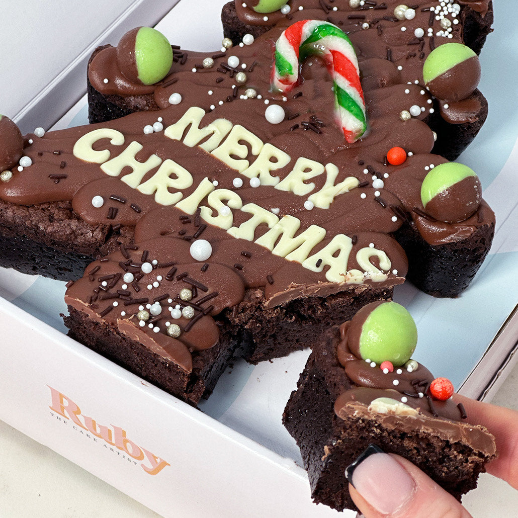 Christmas Tree Brownie