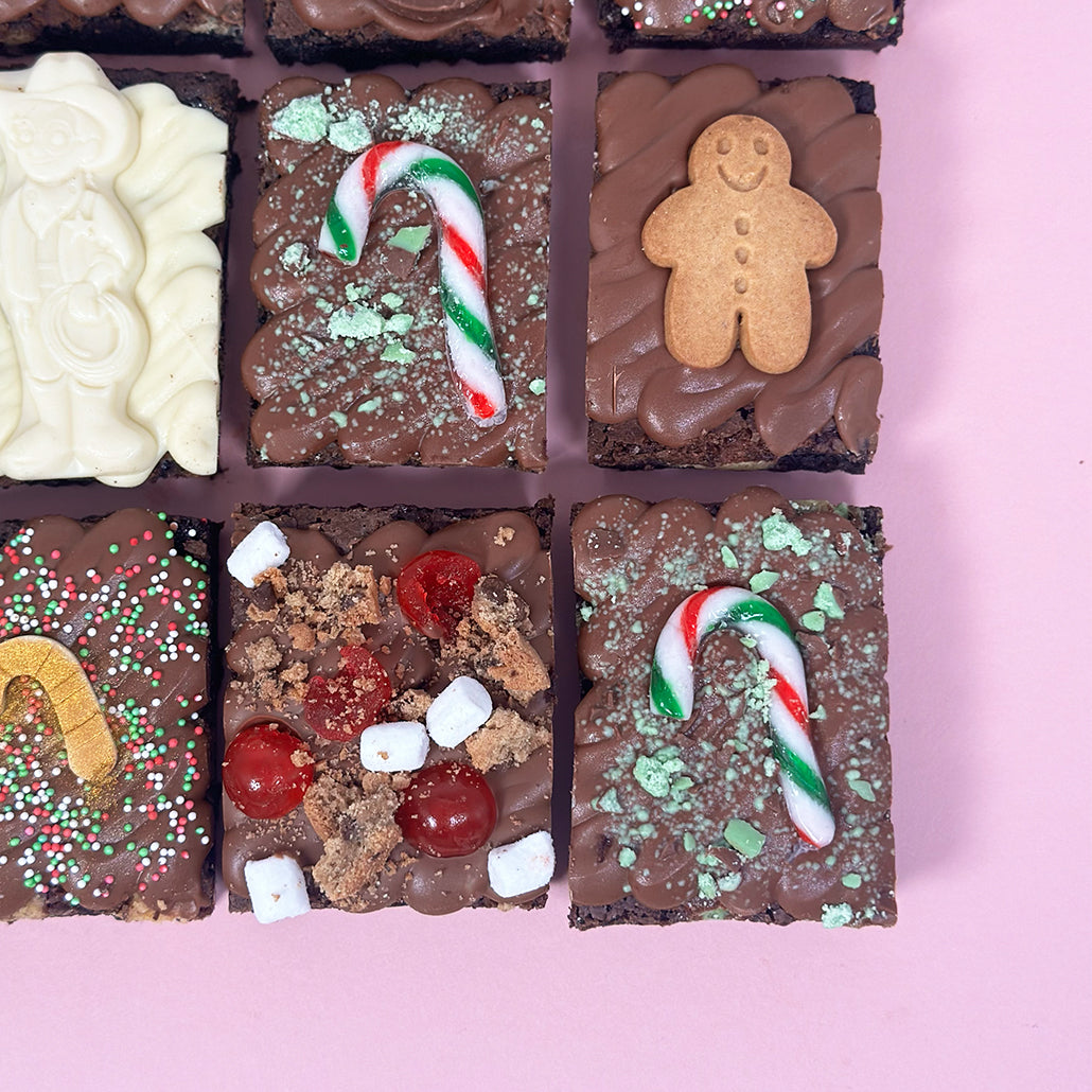 Mixed Christmas Brownie Box