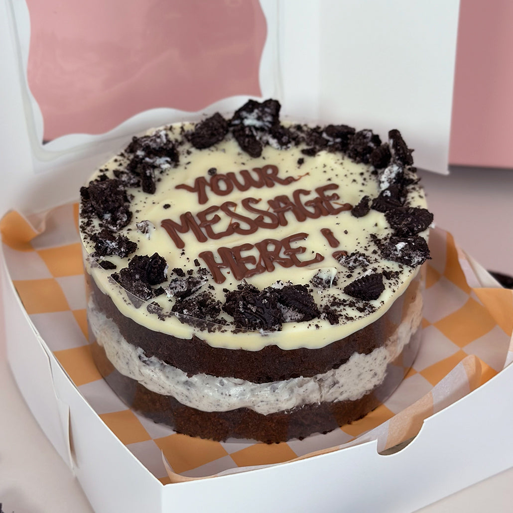 Oreo Personalised Brownie Cake