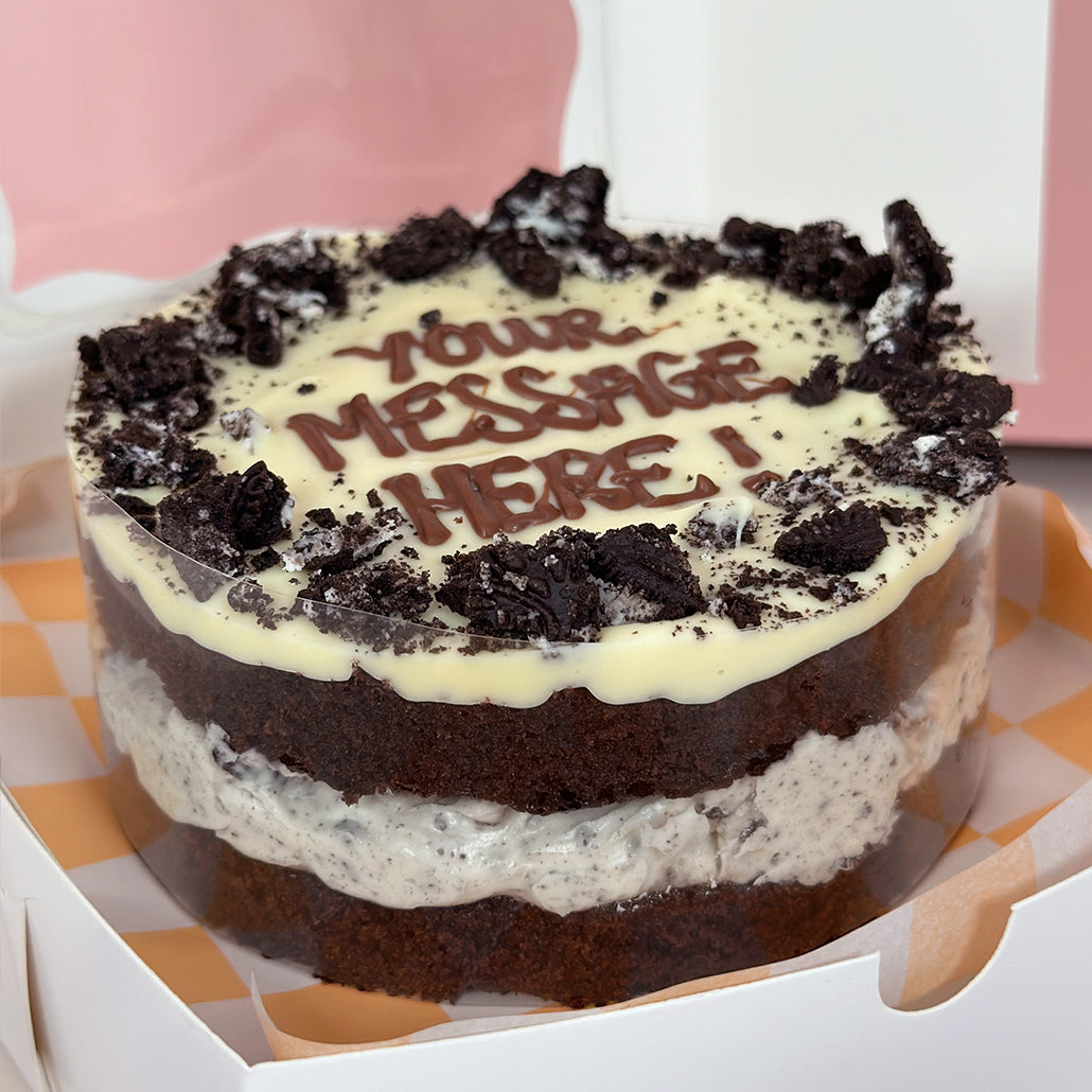 Oreo Personalised Brownie Cake