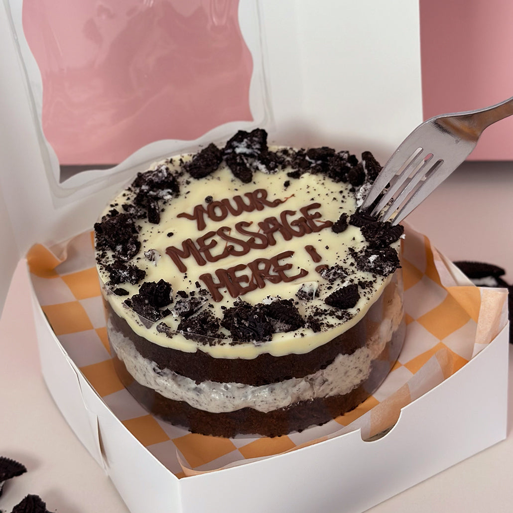 Oreo Personalised Brownie Cake